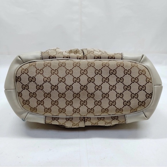 Gucci Hand Bag Brown Canvas - Picture 5 of 9